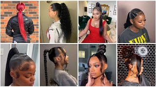 2024 TRENDING Ponytail Ideas  Unleashing the Hottest Hairstyle Trends for the Year 2024 [upl. by Omrellug384]