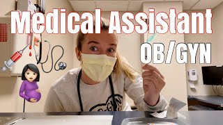 Day In The Life As a MEDICAL ASSISTANT  OBGYN Clinic  2021 [upl. by Jaynell]