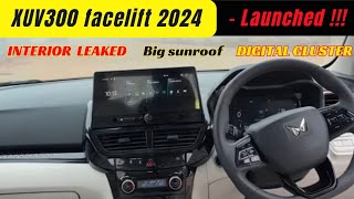 Mahindra XUV300 Facelift 2024 Launched  All Detailed Review [upl. by Aiello]