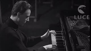 Arturo Benedetti Michelangeli plays Scarlatti doc 1949 HQ [upl. by Sucam162]