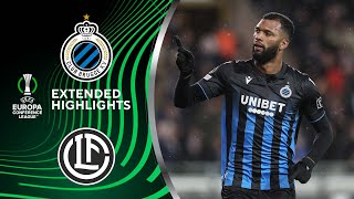 Club Brugge vs Lugano Extended Highlights  UECL Group Stag MD 4  CBS Sports Golazo [upl. by Blancha]