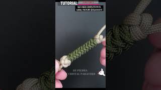 Llavero paracord nudo celta o nudo triángulo paracord pulserasparacord diy cord handmade [upl. by Aes568]