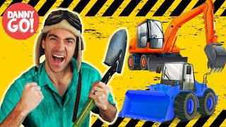 quotDigging In The Dirtquot Construction Vehicles Dance 🚜  Danny Go Movement Activity Songs for Kids [upl. by Kciv]