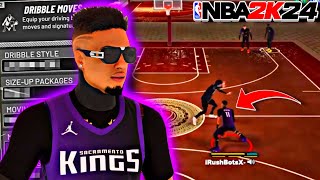 NEW BEST DRIBBLE MOVES For Tall GUARDS ON NBA 2K24 CURRENT GEN…🤯 [upl. by Anuhsal386]