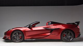 Red Mist Metallic 2024 Corvette Z06 3LZ Z07 Convertible  CLB Sportscars [upl. by Oiziruam]