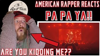 BABYMETAL ft FHERO ベビーメタル  Pa Pa Ya パパイヤ LIVE  AMERICAN RAPPER REACTION  ARE YOU SERIOUS [upl. by Ayitahs]