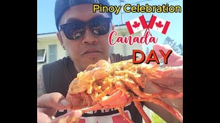 Canada Day Celebration ng Pinoy in Canada Daming Foods [upl. by Enicul612]