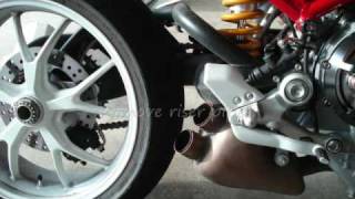 termignoni install on 2007 ducati monster s4rs [upl. by Elo]