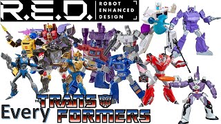 see newer video Every Transformers RED Robot Enhanced Design Comparison List [upl. by Klinges]