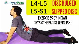 L4 L5 disc bulge exercise  l4l5 disc bulge nerve compression treatment  l4l5s1 exercises [upl. by Enyaj]