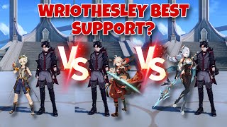 Bennett vs Kazuha vs Shenhe Buffs Who is The Best Support for Wriothesley w Gameplay Showcases [upl. by Oirasor767]