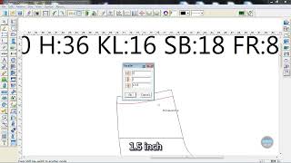 How to make Jeans pattern in Richpeace CAD v90  Front Pocket（3） [upl. by Seta]