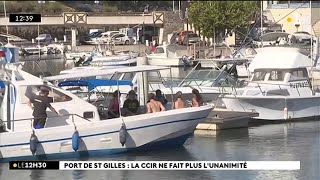 Port de SaintGilles  la CCIR ne fait pas lunanimité [upl. by Meridith]