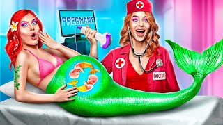 How to Become a Pregnant Mermaid Extreme Transformation [upl. by Vanhook]