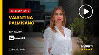 Valentina Palmisano ospite a Filo Diretto Rainews24 [upl. by Retep]