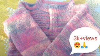 beautiful baby cardigan 23 year measurement 🤗 baby knitting cardigan  baby [upl. by Ilatfan]