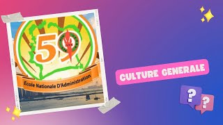 Correction d’un sujet de culture générale  Cafop  ENACI et INFAS [upl. by Daggna]