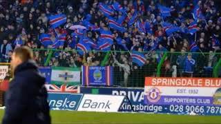 The Lads That Follow Linfield [upl. by Drannek]