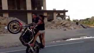 Dangerous motorcycle driving on Beirut highway [upl. by Russia]