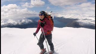 Norges fineste topptur Oksen i Hardanger  Randonee skiing Norway [upl. by Ronica]