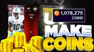 1 COIN MAKING METHODS MAKE 300K COINS AN HOUR   Madden 24 Ultimate Team Coin Methods [upl. by Atsira]