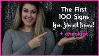 The First 100 Signs You Need to Know [upl. by Latrell239]