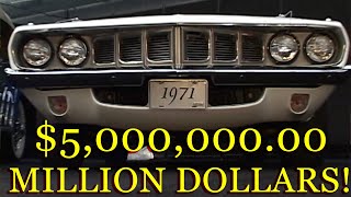 500000000 Million Dollar 1971 Hemi Cuda Convertible 1 of 7 Canada Export Auction Price hemi [upl. by Eillat]