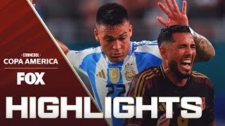 Argentina vs Peru Highlights  2024 Copa América [upl. by Annahsat]