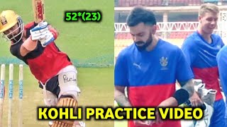 IPL 2024  Virat Kohli practice video  RCB Practical video  Chinnaswamy stadium [upl. by Rosecan]