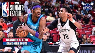 Brandon Slater racks up 30 PTS for the Hornets in Las Vegas HIGHLIGHTS  NBA Summer League [upl. by Aisilef21]