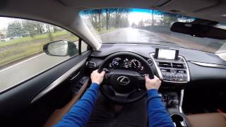 Lexus NX 300h POV test drive GoPro [upl. by Becket]