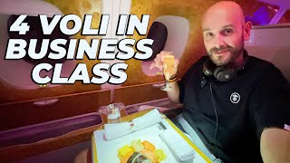 4 VOLI IN BUSINESS CLASS TRA GIAPPONE ED ITALIA CON EMIRATES [upl. by Annet1]