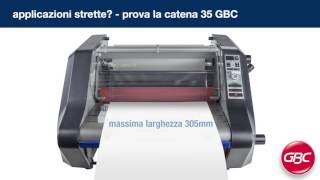 GBC  Catena™ 35 plastificatrice  Video IT [upl. by Eanwahs592]