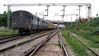 KJM WDM3A hauled 16545  Yesvantpur  Karatagi Express departing from Ballari Jn  SteelCityRF [upl. by Patnode]