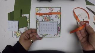 Easel Card Calendar [upl. by Mikahs]