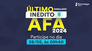 Correção Último Simulado Inédito AFA 2024 [upl. by Stricklan]