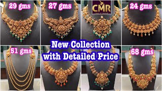 CMR Legacy of Jewellery Exclusive necklaces amp Harams Collection with Detailed Price  CMR Jewellery [upl. by Sirrad755]