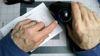 PORLEI 2 4G Wireless Trackball Mouse Review larger than most trackballs but its more comfortable [upl. by Dirfliw]