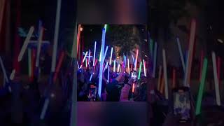 Lightsaber Meetup at Star Wars Night disneyland [upl. by Shela]