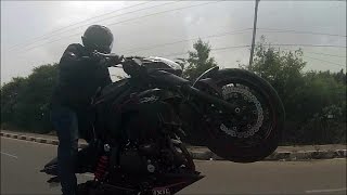 Wheelie Tutorial TeaserKawasaki ER6N [upl. by Zaneta]