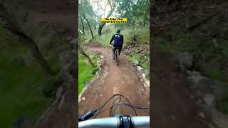 mtb bikerfail mtblife bikerchick dog trailriders mountainbike motofail mountainbiking trai [upl. by Asssilem]