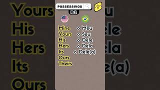 Pronomes Possessivos em Inglês [upl. by Demetria]