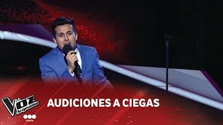 Diego Márquez  quotO tú o ningunaquot  Luis Miguel  Audiciones a Ciegas  La Voz Argentina 2018 [upl. by Jamila]