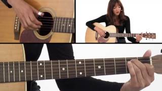 How to Play Fingerstyle A D amp E Chords  Beginner Guitar Lesson  Susan Mazer [upl. by Danica]