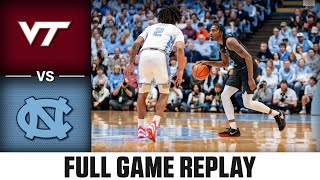 Virginia Tech vs North Carolina Full Game Replay  202324 ACC Mens Basketball [upl. by Ferdinand49]