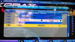 Türksat 4A uydu Güncelleme 2014 [upl. by Lotsyrc401]