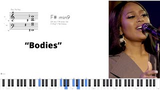 BodiesJazmine Sullivan NPR Tiny Desk Concert Piano ChordsCover [upl. by Shannan]