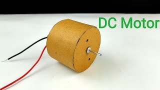 How to Make a DC Motor at Home Cardboard DC Motor [upl. by Mailliw]