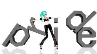 MMD Tda Miku Elegant  Galaxias [upl. by Ahsiekrats860]