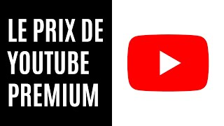 Combien coûte YouTube Premium [upl. by Otrebogad]